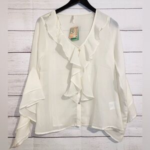 Women’s Roper Ruffle Top- Size Small